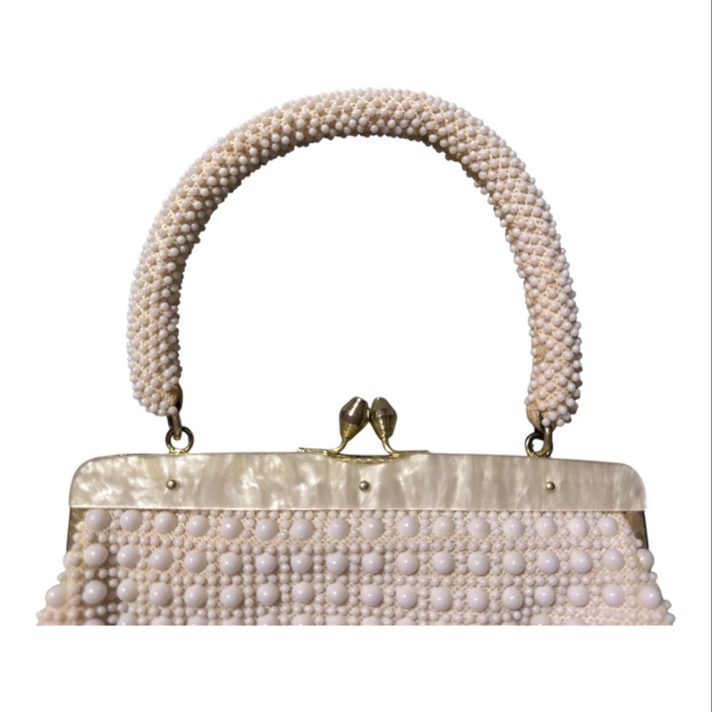 Vintage John Wind Beaded Purse / Handbag – Made in Hong Kong - Picture 3 of 9